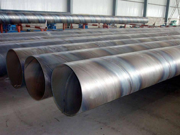 Spiral welded pipe
