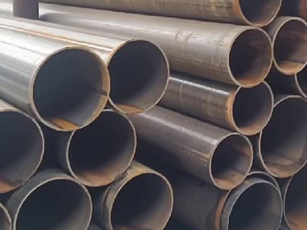 Straight seam welded pipes