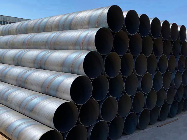 Spiral welded pipe